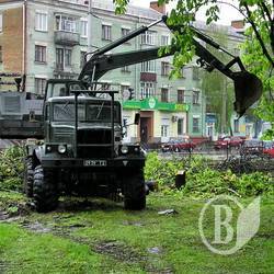Забудовники знищують центральну алею Чернігова. ФОТОрепортаж