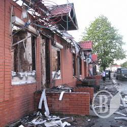Пожар пяти магазинов на Черниговщине Пожар пяти магазинов на Черниговщине