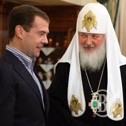 Візит Патріарха Кирила – не політичний. Але Медведєву «доложено» Візит Патріарха Кирила – не політичний. Але Медведєву «доложено»