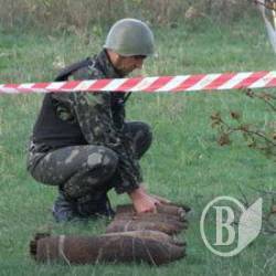 Три снаряди виявлено поблизу Чернігова Три снаряди виявлено поблизу Чернігова