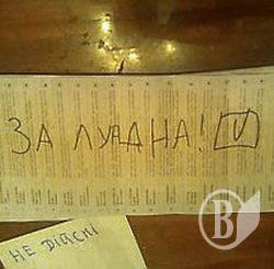 Дехто голосував за Лупана. ВІДЕО Дехто голосував за Лупана. ВІДЕО