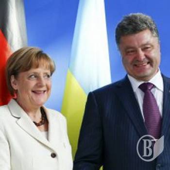Порошенко при Меркель закликав Путіна припинити вогонь Порошенко при Меркель закликав Путіна припинити вогонь