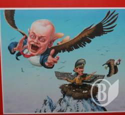В Чернигове открылась международная выставка о Путине и Киселеве «Тоталитаризм. Карикатуры и шаржи» В Чернигове открылась международная выставка о Путине и Киселеве «Тоталитаризм. Карикатуры и шаржи»