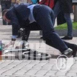 Велосипед отправил Кличко в нокдаун Велосипед отправил Кличко в нокдаун