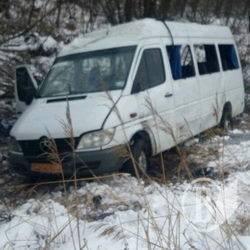 Вкотре перекинувся фургон «Sprinter» з пасажирами Вкотре перекинувся фургон «Sprinter» з пасажирами