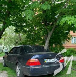 Буревій у Чернігові: падіння величезного дерева на автомобіль потрапило на відео Буревій у Чернігові: падіння величезного дерева на автомобіль потрапило на відео