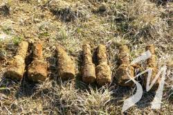 На березі Десни, неподалік Чернігова, знайшли майже 200 мін, снарядів та гранат На березі Десни, неподалік Чернігова, знайшли майже 200 мін, снарядів та гранат