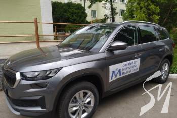Міжнародний медичний корпус передав Чернігівщині сім медичних автівок Міжнародний медичний корпус передав Чернігівщині сім медичних автівок