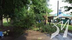 Повалені дерева, підтоплені та знеструмлені вулиці: Прилуками пронісся буревій Повалені дерева, підтоплені та знеструмлені вулиці: Прилуками пронісся буревій