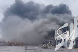 Окупанти влучили ракетою у зерносховище на Одещині Окупанти влучили ракетою у зерносховище на Одещині