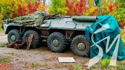 На Чернігівщині виявили російський схрон з броньованою технікою та боєприпасами На Чернігівщині виявили російський схрон з броньованою технікою та боєприпасами